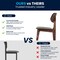 Flash Furniture Verona Commercial Grade Solid Wood Dining Chairs w/Curved Oval Backrests in Antique Copper, 2PK 2-XU-CH10367-3-ANTCPR-GG - alternate 9